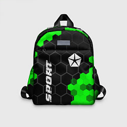 Детский рюкзак Jeep green sport hexagon