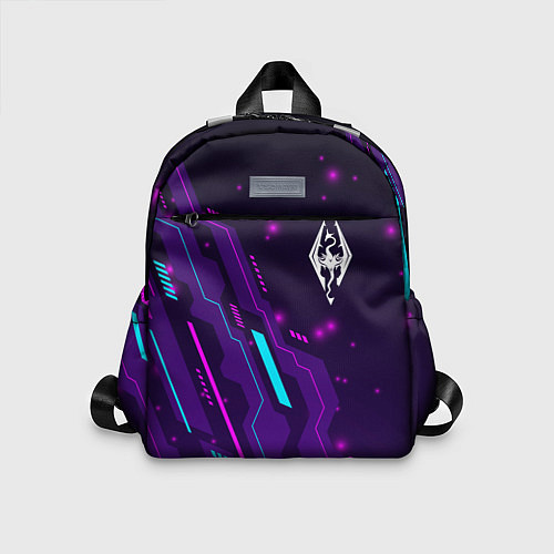 Детский рюкзак Skyrim neon gaming / 3D-принт – фото 1
