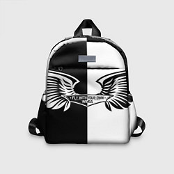 Детский рюкзак Крылья в стиле инь и ян - fly with your open wings, цвет: 3D-принт