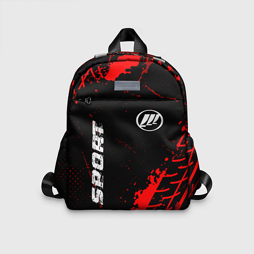 Детский рюкзак Lifan red sport tires / 3D-принт – фото 1