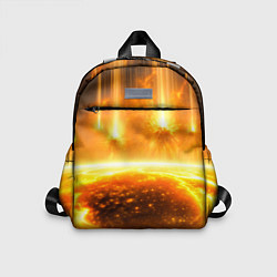 Детский рюкзак Солнечная плазма вспышки, цвет: 3D-принт