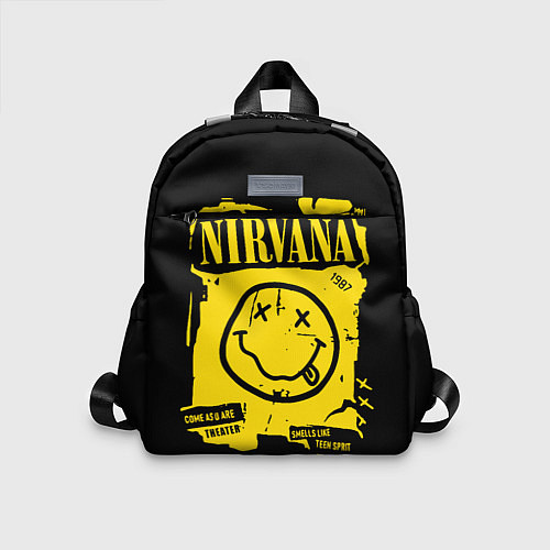 Детский рюкзак Nirvana - смайлик / 3D-принт – фото 1