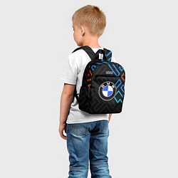 Детский рюкзак Bmw абстракция, цвет: 3D-принт — фото 2