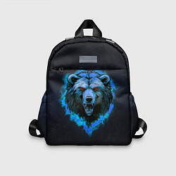 Детский рюкзак Пылающая эмблема медведя, цвет: 3D-принт
