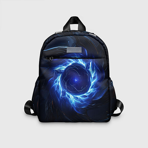 Детский рюкзак Синяя магическая абстракция / 3D-принт – фото 1