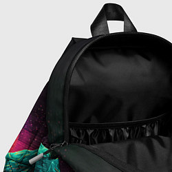Детский рюкзак Пиксельный ретро закат, цвет: 3D-принт — фото 2