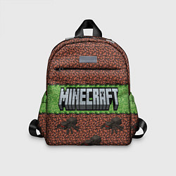 Детский рюкзак Minecraft logo with spider