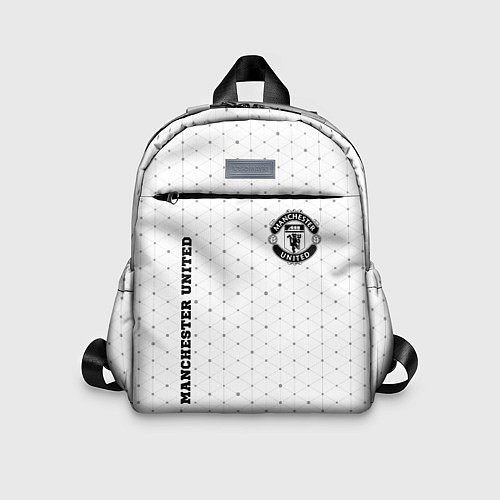 Детский рюкзак Manchester United sport на светлом фоне вертикальн / 3D-принт – фото 1