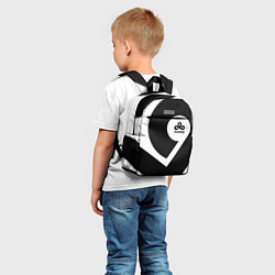 Детский рюкзак Cloud9 - black and white, цвет: 3D-принт — фото 2