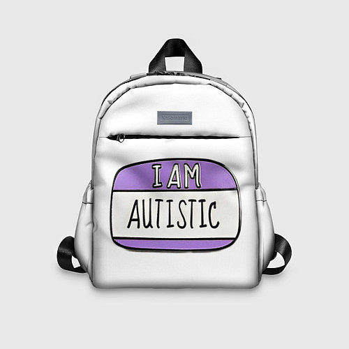 Детский рюкзак Аутист значок / 3D-принт – фото 1