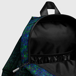 Детский рюкзак BYD sport glitch blue, цвет: 3D-принт — фото 2