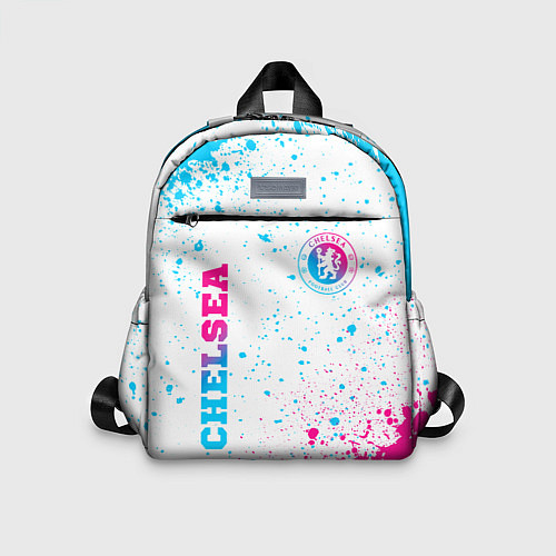 Детский рюкзак Chelsea neon gradient style вертикально / 3D-принт – фото 1