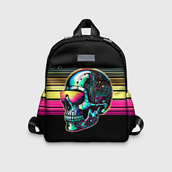 Детский рюкзак Cyber skull - ai art fantasy, цвет: 3D-принт