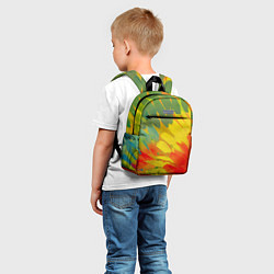 Детский рюкзак Абстракция цветение акрил, цвет: 3D-принт — фото 2