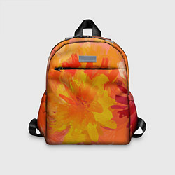 Детский рюкзак Абстракция цветы мастихин, цвет: 3D-принт