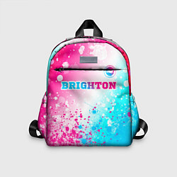 Детский рюкзак Brighton neon gradient style посередине