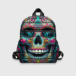 Детский рюкзак Cool skull - graffiti ai art, цвет: 3D-принт