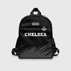 Детский рюкзак Chelsea sport на темном фоне посередине, цвет: 3D-принт