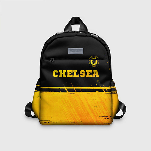Детский рюкзак Chelsea - gold gradient посередине / 3D-принт – фото 1