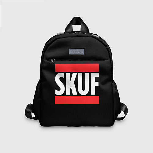 Детский рюкзак Skuf красные линии / 3D-принт – фото 1