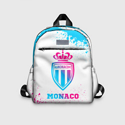 Детский рюкзак Monaco neon gradient style, цвет: 3D-принт