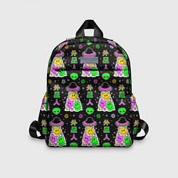 Детский рюкзак Паттерн из НЛО, цвет: 3D-принт