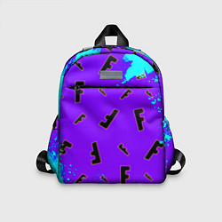 Детский рюкзак Fortnite neon steel colors epic, цвет: 3D-принт