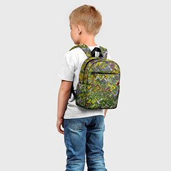 Детский рюкзак Разноцветная абстракция, цвет: 3D-принт — фото 2