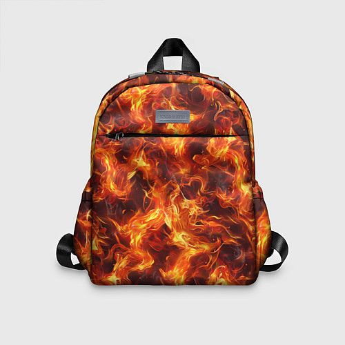 Детский рюкзак Текстура элементаля огня / 3D-принт – фото 1