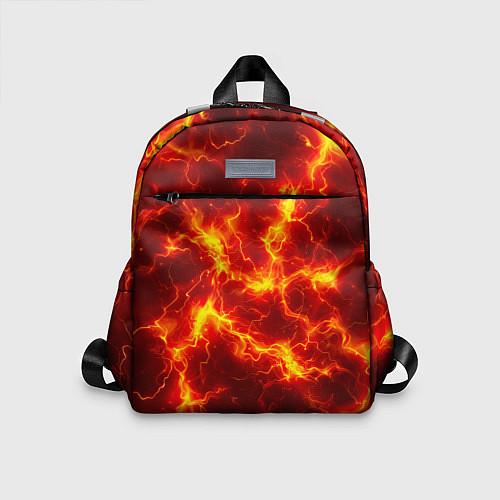 Детский рюкзак Текстура огня / 3D-принт – фото 1