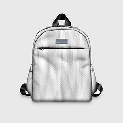 Детский рюкзак Светлый серый абстрактные полосы, цвет: 3D-принт