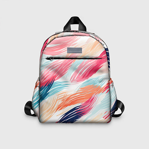 Детский рюкзак Мазки кистью акварельные / 3D-принт – фото 1