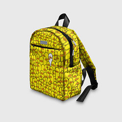 Детский рюкзак Прикольные жёлтые утята, цвет: 3D-принт — фото 2