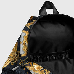 Детский рюкзак Классические узоры лакшери текстура, цвет: 3D-принт — фото 2