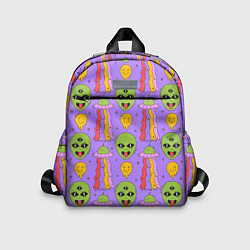 Детский рюкзак Психоделическое нло, цвет: 3D-принт