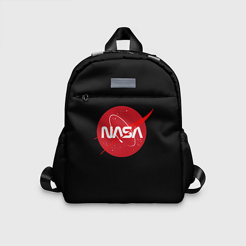 Детский рюкзак Nasa logo red / 3D-принт – фото 1