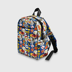 Детский рюкзак Комикс узоры, цвет: 3D-принт — фото 2