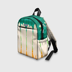 Детский рюкзак Abstract color stripes, цвет: 3D-принт — фото 2