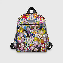 Детский рюкзак Right now NewJeans and Takashi Murakami, цвет: 3D-принт