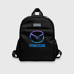 Детский рюкзак Mazda neon logo, цвет: 3D-принт