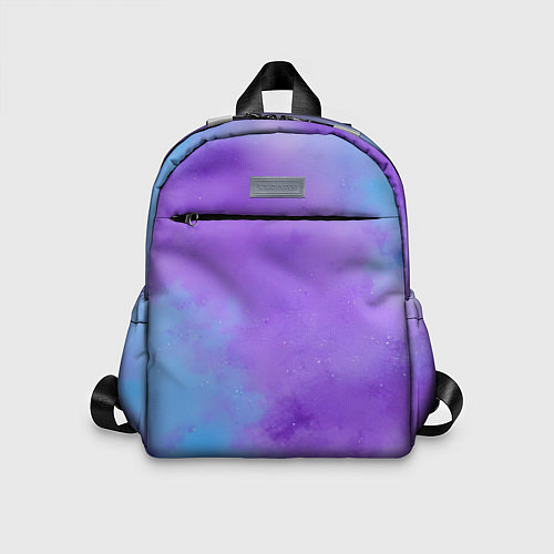 Детский рюкзак Фиолетовый космический туман / 3D-принт – фото 1