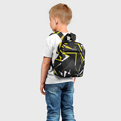 Детский рюкзак Абстрактный узор с геометрической концепцией, цвет: 3D-принт — фото 2