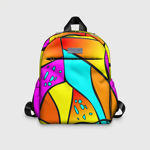Детский рюкзак Яркая абстракция / 3D-принт – фото 1