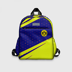 Детский рюкзак Borussia logo geometry, цвет: 3D-принт