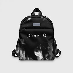 Детский рюкзак Diablo fire black, цвет: 3D-принт
