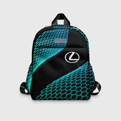Детский рюкзак Lexus electro hexagon / 3D-принт – фото 1