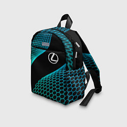 Детский рюкзак Lexus electro hexagon, цвет: 3D-принт — фото 2