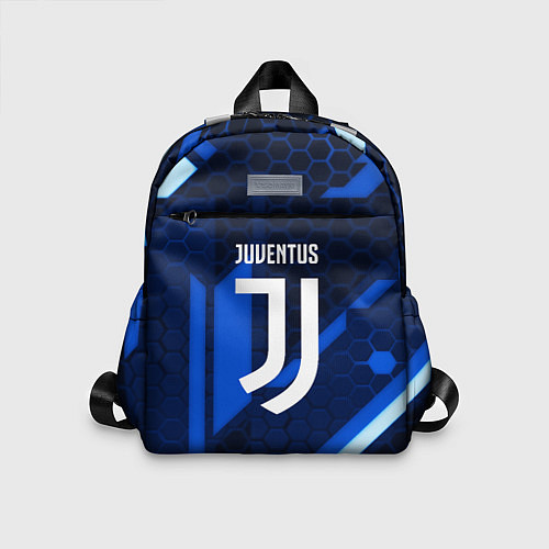 Детский рюкзак Juventus sport geometry steel / 3D-принт – фото 1
