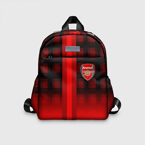 Детский рюкзак Arsenal fc sport geometry steel / 3D-принт – фото 1