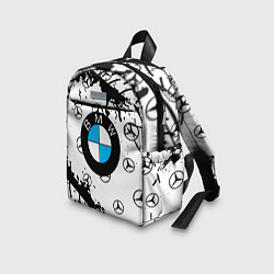 Детский рюкзак BMW x Mercedes краски, цвет: 3D-принт — фото 2